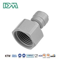 韓國原裝進(jìn)口DM快速接頭凈水器純水機(jī)接頭4分內(nèi)絲轉(zhuǎn)3分快接配件AFAB 0607