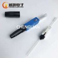 誠聯(lián)供應(yīng)SC光纖快速連接器預(yù)埋式SC快接熱熔式SC快速連接器