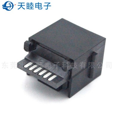 供應高品質(zhì)制造8P8C SMT 鍍金6U RJ4