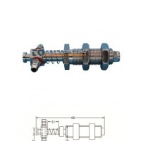 天行氣動配件金屬支架真空吸盤座機械手小頭金具M12L-07-