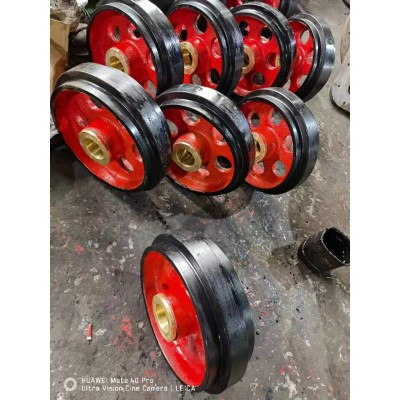 移動變壓器輪對，軸孔帶球墨鑄鐵或