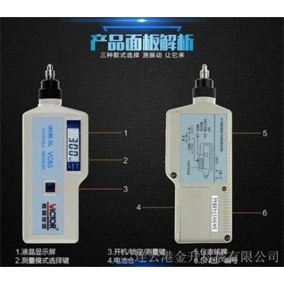 福州勝利高精度數(shù)字測(cè)振儀VC63