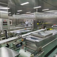 山東厚德 食品真空拉伸膜包裝機  牛排拉伸膜包裝機  全自動拉伸膜包裝機