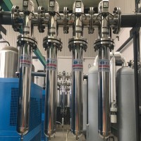 食品級304不銹鋼壓縮空氣過濾器 空壓機(jī)負(fù)壓油水分離除菌精密過濾