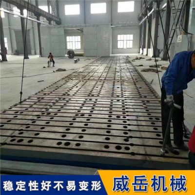 鑄鐵地軌 T型槽地軌 50米60米拼接使